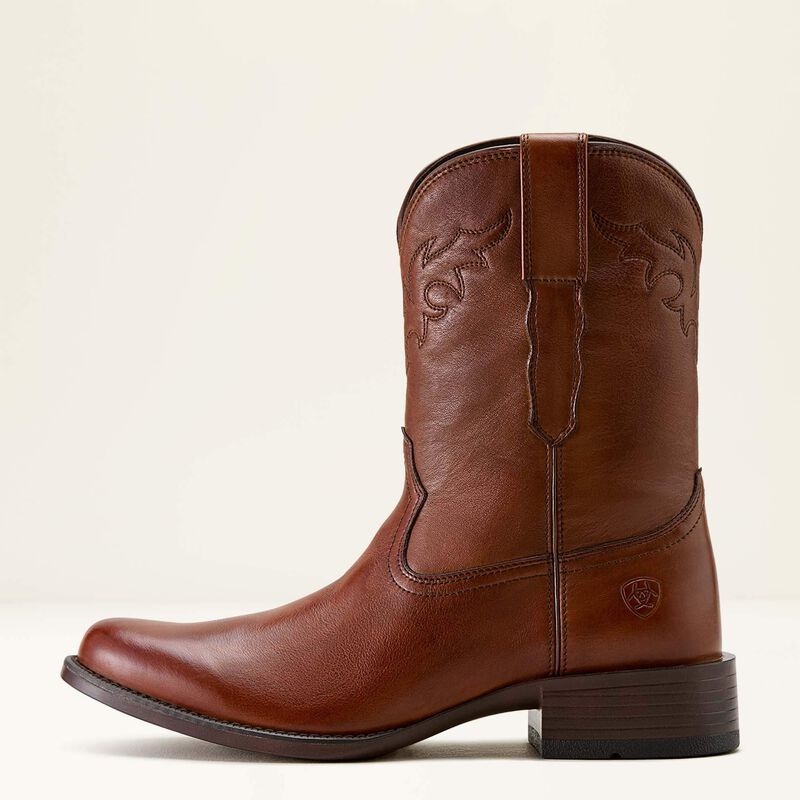 Ariat Sonoro Roper Toe Western Boot - Cinnamon Brown