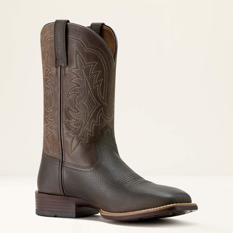 Ariat Ryden Ultra Wide Square Toe Cowboy Boot - Smokey Brown