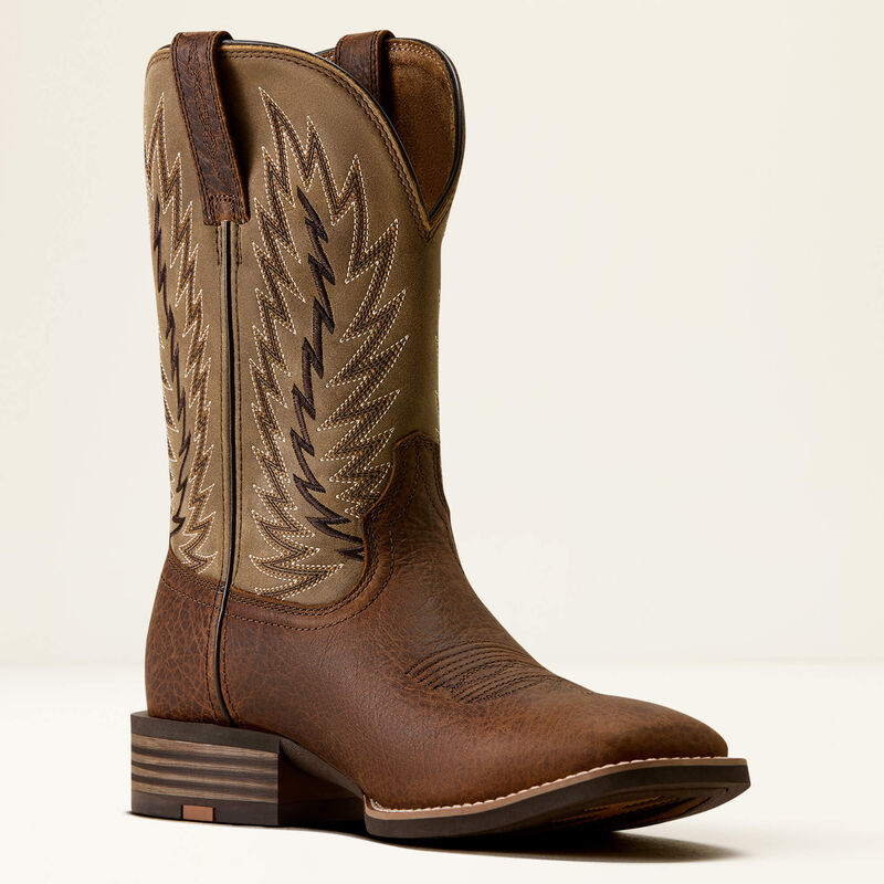 Ariat Driggs Wide Square Toe Cowboy Boot - Toffee Crunch